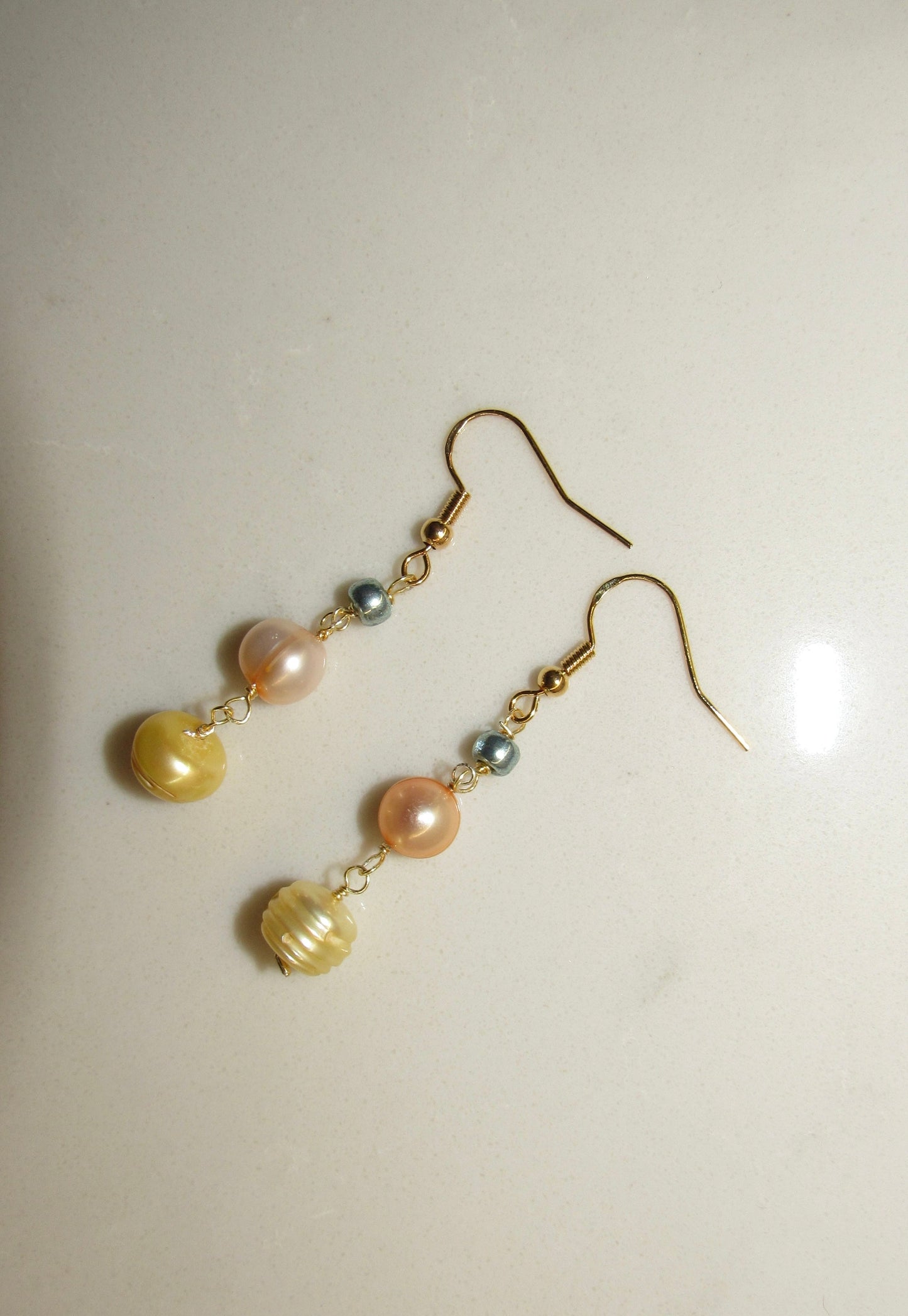 Sunset Pearl Earring