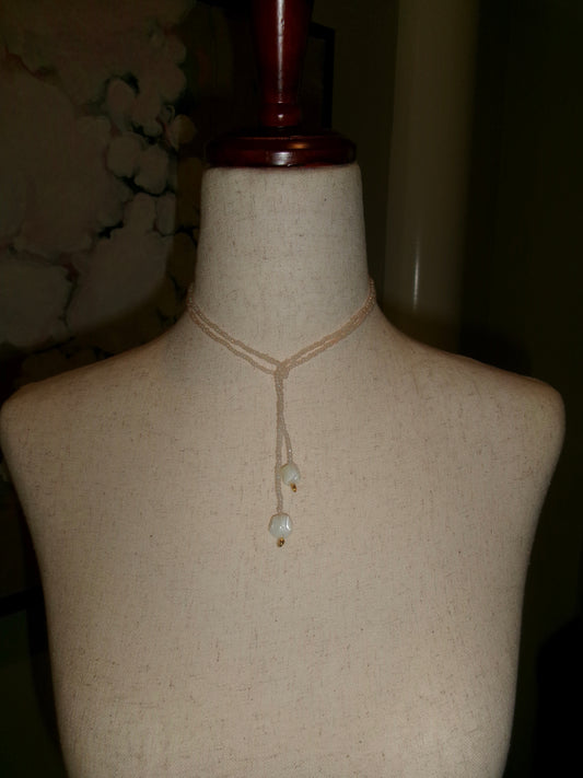 Wrap Around Tan Necklace